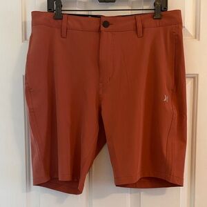 EUC Men’s Hurley All Day Hybrid Shorts, size 34, Redwood Orange Color